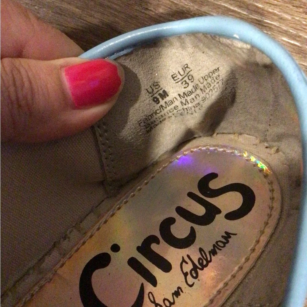 Circus by Sam Edelman Blue Patchwork Espadrilles